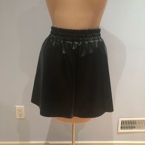 Bcbg faux leather skirt